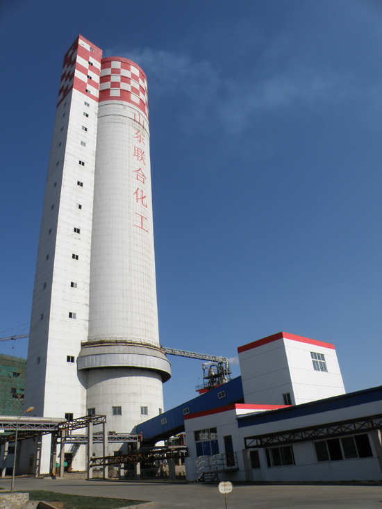 110,000 tons of the nitro compound fertilizer prod
