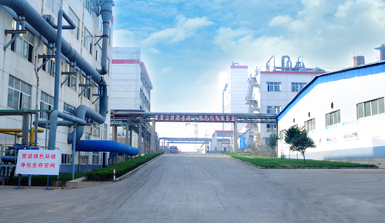 Bright and spacious factory road